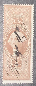 Travelstamps: 1862-71 US Stamps Scott # R88c Charter Party Washington Used - Picture 1 of 5