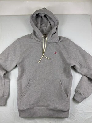 New Balance Made in USA Core Hoodie Size Small Gray Sweatshirt Kangaroo Pocket - Image 1 of 4