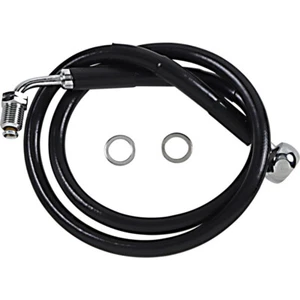 Drag Specialties Brake Line - 18- Softail - Black +6" | 618601-6BLK - Picture 1 of 1