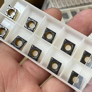 10PCS CCMT32.51 CCMT09T304-PF Carbide Turning Inserts Grade T4225 /PVD Coating - Picture 1 of 4