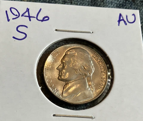 1946 s jefferson nickel #65 Cover