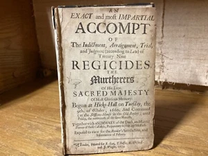 1679 An Accompt Of Twenty Nine Regicides The Murderers Of His Late Majesty - Imagen 1 de 11
