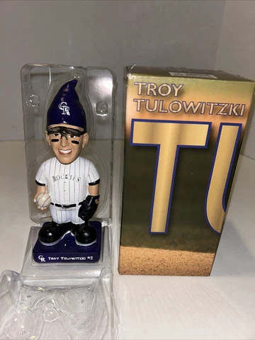 TROY TULOWITZKI COLORADO ROCKIES BOBBLEHEAD GNOME SGA BRAND NEW NICE!! Cover