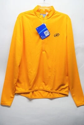 Производительность золото мужчин 1/2 молнии пуловер велоспорт дыхание H20 Джерси новый (E5) - Изображение 1 из 4