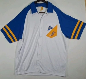 Vintage Rocawear Jersey Y2K Hip Hop Button Up Street Wear Men 2XL Embroidered - Picture 1 of 5