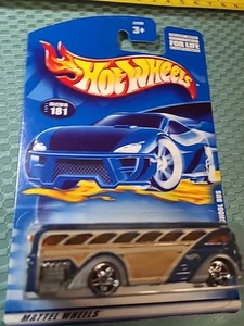 2001 Hot Wheels 1/64 Scale #181  Blue Surfin School Bus - Picture 1 of 11