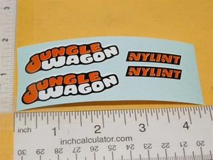 Nylint Turbine Style Cab Jungle Wagon Truck Replacement Sticker Set NY-139 - Picture 1 of 2