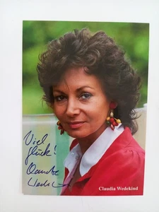 Claudia Wedekind -  - original Autogramm - ca. 15x10cm - Autogrammkarte - Bild 1 von 1