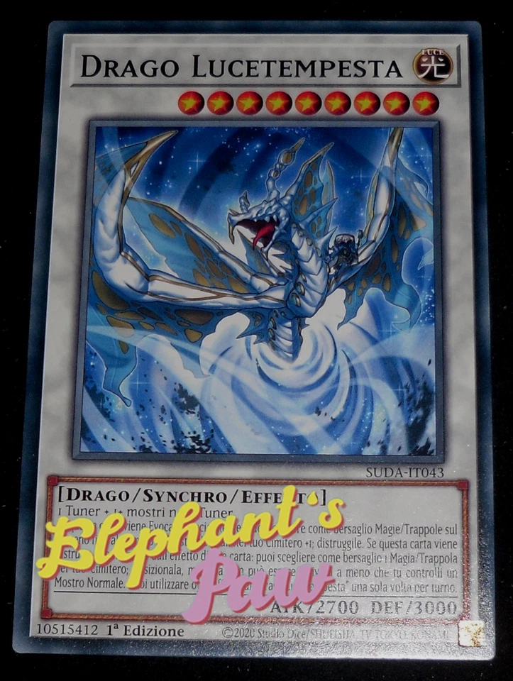 Yugioh - Drago Lucetempesta COMUNE - SUDA-IT043 1° Edizione - Immagine 1 di 1