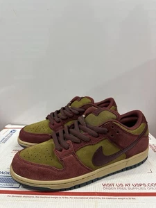 Nike Dunk Low SB 'Dark Team Red Olive' HQ1625 600 Größe 10 - Bild 1 von 8