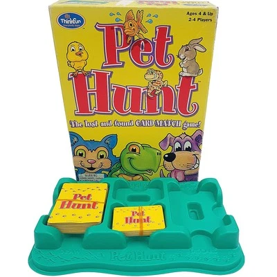 ThinkFun Pet Hunt Card Match Game Challenge Logic STEM Strategy Age 4+ Vintage - Image 1 of 4