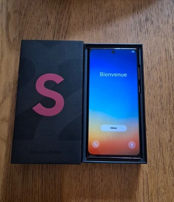 Samsung Galaxy S22 Ultra SM-S908B/DS - 128GB - Burgundy (Unlocked) - Image 1 of 2