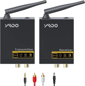 YMOO Récepteur Émetteur Audio Sans Fil 2.4Ghz,192Khz/24Bit Hifi Audio,20Ms Ult - Photo 1/12