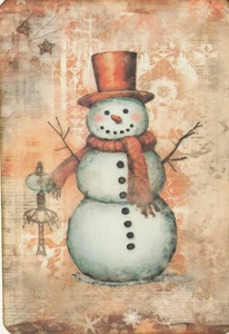 Tarjetas de arte de diario basura, soñando con una Navidad naranja, 17 piezas, 4" x 6" - Imagen 1 de 18