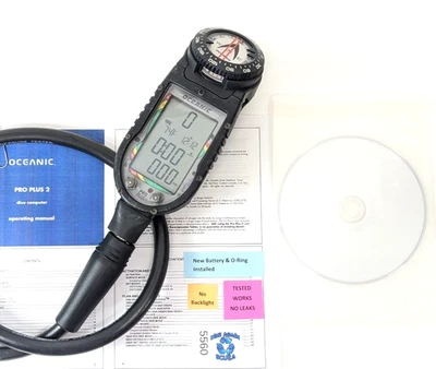 Oceanic Pro Plus 2 Taucher Luft Integriert Computer, Kompass Luft & Nitrox 5560 - Bild 1 von 4
