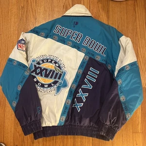 Vintage Pro Player 1994 Super Bowl Jacket M Xxvii Dallas Cowboys Buffalo Bills - Bild 1 von 4