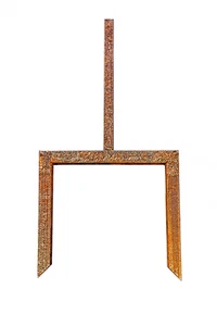 Stalowy uchwyt do montażu dekoracji ogrodowych mocowanie do metalowej osłony prywatności - Zdjęcie 1 z 3