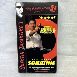 SONATINE (VHS-Kassette Film) Quentin Taratino Film Beat Takeshi Wasserzeichen!!! - Bild 1 von 11