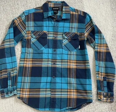 Men’s Burton Sport Brighton Heavyweight Flannel - Size XS Organic Cotton - Image 1 of 4