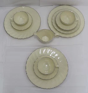 Lenox Weatherly 1- 5 Piece Place Setting + 2 Dinner Plates, 2 Cup, 2 -Saucer ++ - Picture 1 of 15