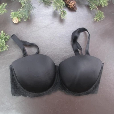 Victoria's Secret Bra Womens 36DD Black Dream Angels Multi Way Lace Push Up - Image 1 of 4