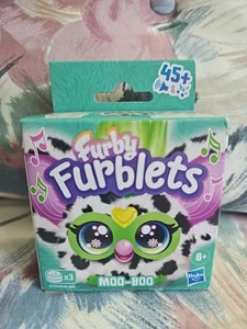 Furby Furblets Moo-Boo Cow Mini Friend, Electronic Plush Toys for Girls & Boys 6 - Picture 1 of 6
