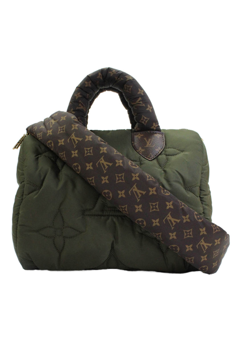 LOUIS VUITTON コート(その他) カーキ(総柄) 4103423G0016 Louis Vuitton Satchel/Top Handle Bag Green Bags & Handbags