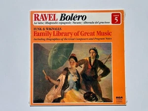 Funk & Wagnalls Family Library of Great Music Album LP #5 Ravel Bolero FW-605 - Foto 1 di 8