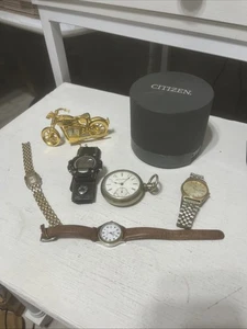 7 Uhren Uhren Konvolut Lots Pulsar, Eddie Bauer, Elgin, Anne Klein - Bild 1 von 11