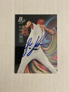 Seth Romero SIGNED 2018 Bowman Platinum #TOP-66 IP AUTO Washington Nationals - Picture 1 of 2