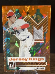 2025 Donruss Baseball - James Triantos - ORANGE CRACKED ICE Jersey Kings Relic - Picture 1 of 2