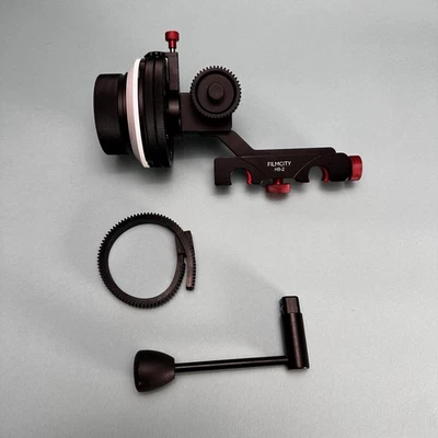 Filmcity HS-2 Follow Focus METAL com paradas rígidas em bom estado! - Imagem 1 de 4