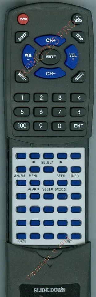 Replacement Remote for COBY HDR650 - Image 1 of 1