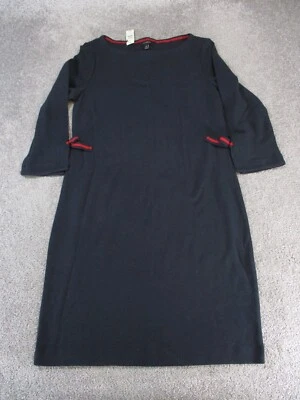 Talbots Sweater Dress Womens Medium Black Cotton New - Image 1 of 4