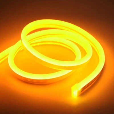 1-5M Soft Rubber Neon Tube Waterproof Sign Decor LED Strip Light Flexible 12V - Image 1 of 4
