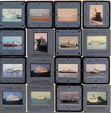 Original 35mm Slides Ships / Ferries Nautical Collection X 16 Date 1980’s Lot 85