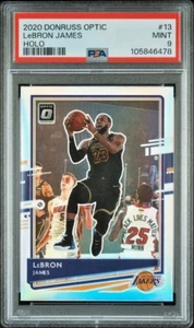 2020 Donruss Optic LeBron James Holo #13 PSA 9 - Picture 1 of 2