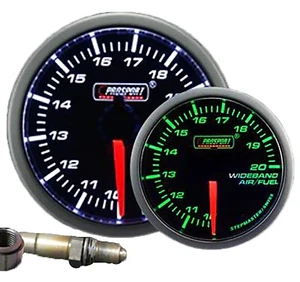 Wideband Air Fuel Ratio Gauge Kit w/ Bosch O2 sensor Green/White W/output AFR - Picture 1 of 3