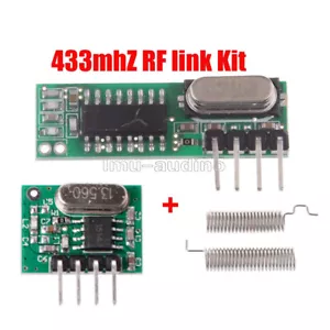433 Mhz Superheterodyne RF Receiver and Transmitter Module For arduino NEW - Bild 1 von 8