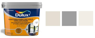 Dulux Fresh up Fensterrahmen Farbe 2L Holzverkleidung PVC Aluminium Streichen - Bild 1 von 4