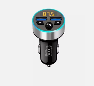 Car Wireless Bluetooth 5.0 FM Transmitter MP3 Player USB Car Charger Adapter UK - Picture 1 of 4