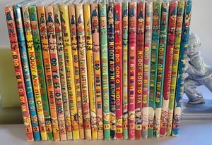 Vintage NODDY BOOKS FULL SET 1-24 ALL w. DUST JACKETS Enid Blyton Collection 1st - Picture 1 of 24