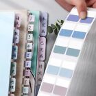 Colorful Writable File Tabs Transparent Light Color Index Notes  Notebook