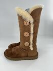 UGG 1016227 Bailey Button Triplet II Women's Boots in Chestnut Size 9