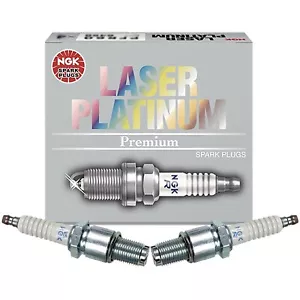 NGK Set of 2 Laser Platinum Spark Plugs Gap 0.056" For Mazda RX-7 86-95 1.3L R2 - Picture 1 of 1