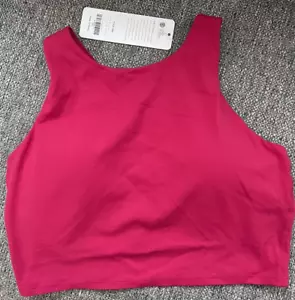 Reggiseno sportivo CRZ YOGA Butterluxe Racerback collo alto linea lunga imbottito crop tank L - Foto 1 di 9