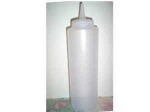 8 oz Clear Plastic Squeeze Bottle - 6 Pack - Picture 1 of 1