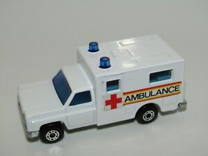 Matchbox Superfast No 41 Ambulance - Red Cross Ambulance Labels V N Mint UB