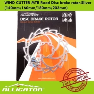 Alligator WIND CUTTER MTB Road Disc brake rotor-Silver(140mm/160mm/180mm/203mm) - Picture 1 of 4