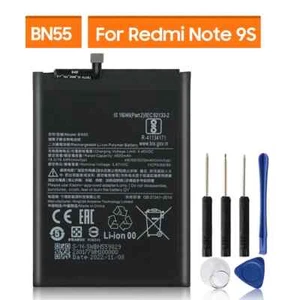 Batterie téléphone de remplacement originale BN55 pour Xiaomi Redmi Note 9S Note9S 5020mAh - Photo 1 sur 6